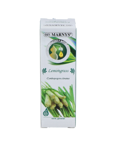 Aceite Esencial Alimentario De Lemongrass        Estuche Con Botella - 15 Ml Marnys