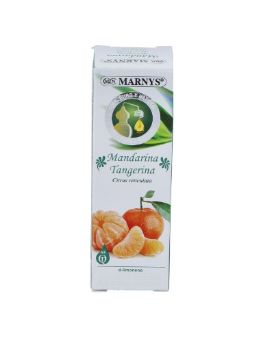 Aceite Esencial Alimentario De Mandarina   Estuche Con Botella - 15 Ml Marnys