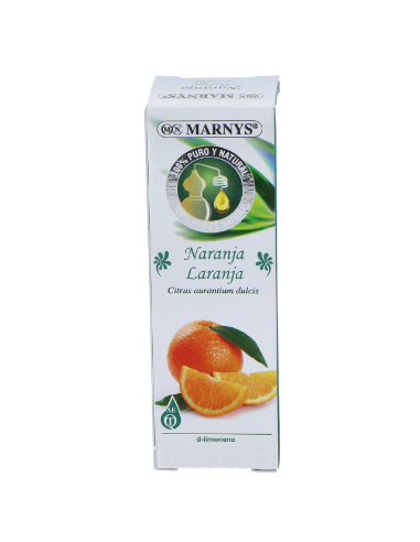 Aceite Esencial Alimentario De Naranja    Estuche Con Botella - 15 Ml Marnys