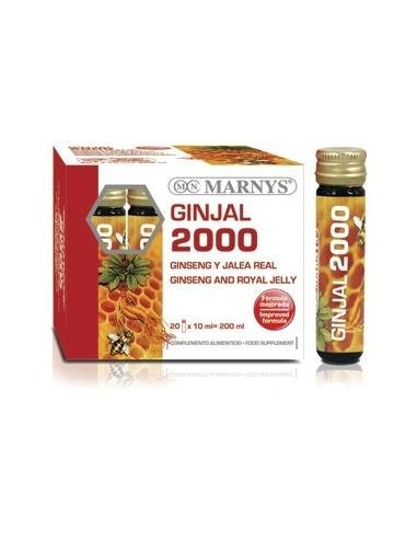 Ginjal 2000 ( Jalea Real+ Ginseng  +Vit. C)      20 Viales X 2000 Mg Marnys