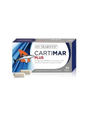 Cartimar Plus     Cartilago Tiburon+ Vitamina C+ Vitamina  B6      60 Cápsulas  X 500 Mg Marnys
