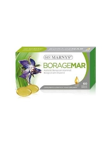 Boragemar- Aceite De Borraja + Vitamina E     60 Cápsulas X 500 Mg Marnys