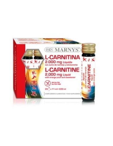 L-Carnitina 2000  20 Viales  X 11 Ml Marnys