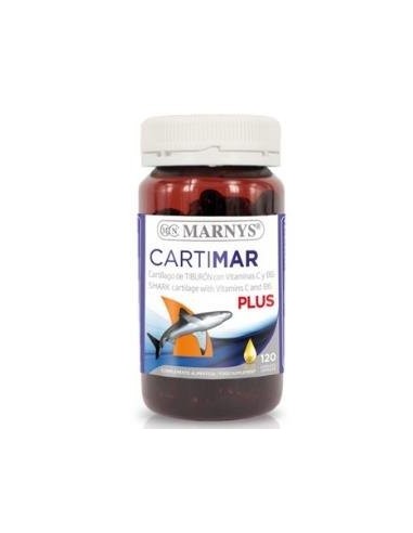 Cartimar Plus     Cartilago Tiburon+ Vitamina C+ Vitamina  B6    120 Cápsulas  X 500 Mg Marnys