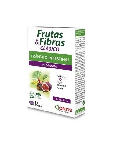 Frutas Y Fibras Clasico 30 Comprimidos Ortis