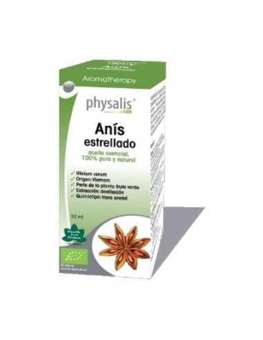 Aceite esencial de anis estrellado bio 10ml Physalis