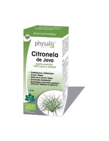 Aceite esencial de citronela bio 10ml Physalis