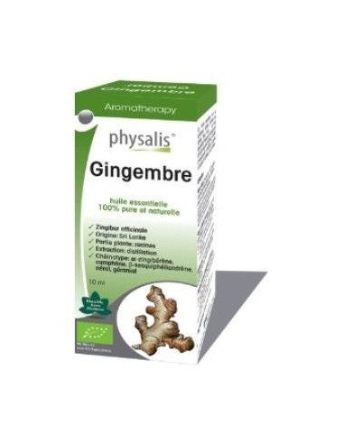 Aceite esencial de jengibre bio 10ml Physalis