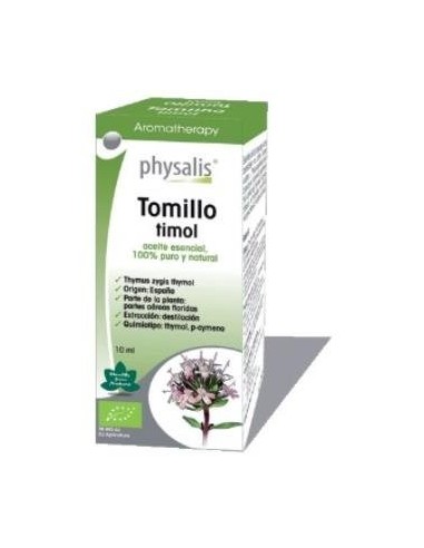 Aceite esencial de tomillo timol bio 10ml Physalis