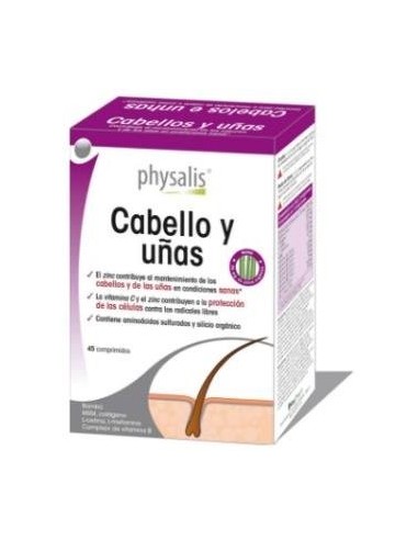 Cabello y uñas 45 comprimidos Physalis