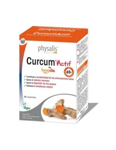Curcum actif 30 comprimidos Physalis