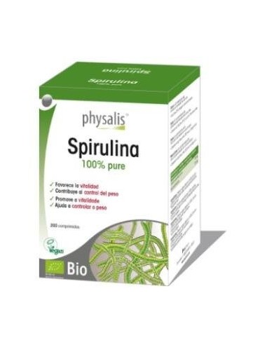 Espirulina 200 Comprimidos Bio de Physalis