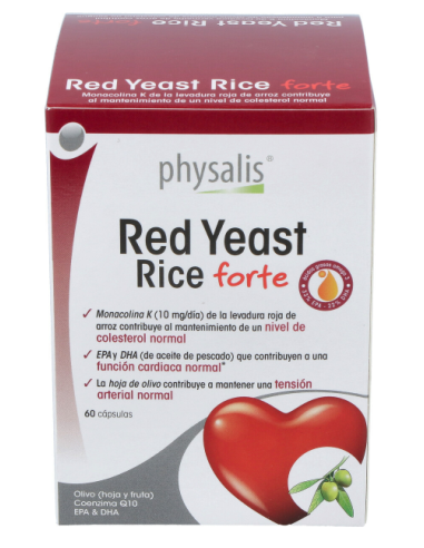 Levadura roja de arroz FORTE 60 capsulas Physalis
