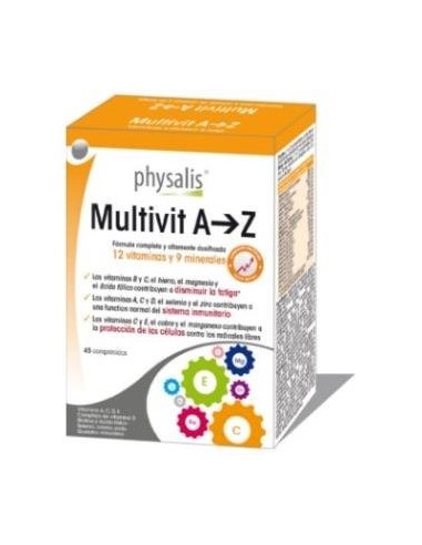 Multivit A-Z 45 comprimidos Physalis