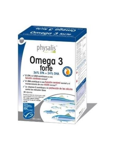 Omega 3 forte EPA + DHA 60 perlas Physalis