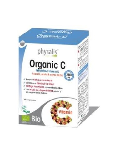 Organic C - Vitamina C bio 30 comprimidos Physalis