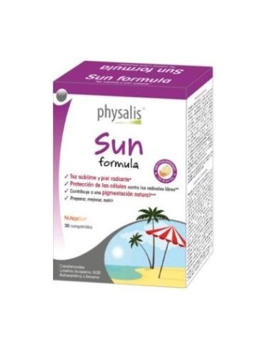 Sun formula 30 comprimidos Physalis