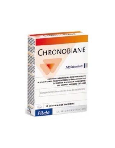 Chronobiane Melatonina 30 Comprimidos de Pileje