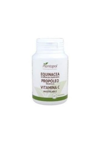 Equinacea, Propóleo y Vitamina C Masticable (60 Comprimidos 670 Mg)