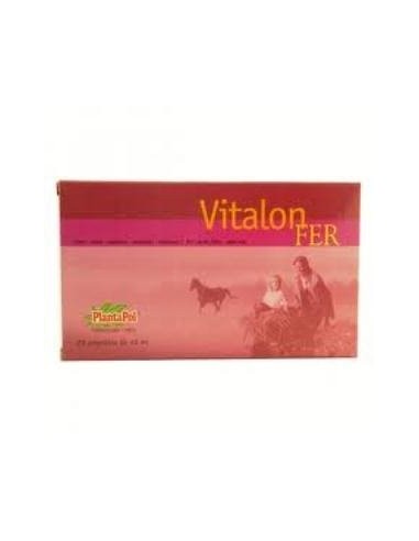 Vitalon Fer (Jalea Real, Hierro, Oligoelementos, Remolacha, Espinaca, Vitamina E) 20 amp. Plantapol