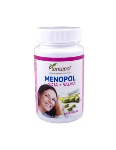 Menopol (Isoflavonas,Coral Marino,Salvia, Mg,K,Fe,Vit E,...)  60 caps. Plantapol