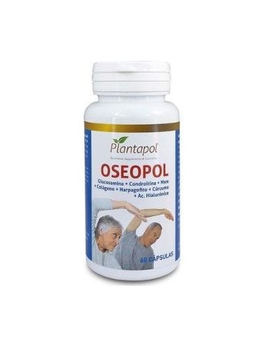 Oseopol (Glucosamina, condroitina, Harpagofito, Cúrcuma, Msm, ...)  60 caps. Plantapol