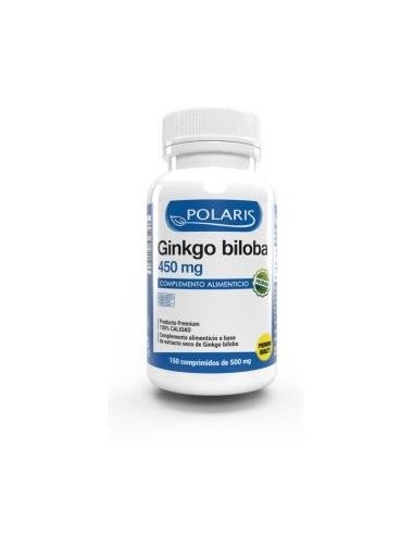 Ginkgo Biloba 450Miligramos 150 Comprimidos Polaris