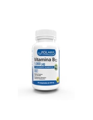 Vitamina B12 1000Microgramos 60 Comprimidos Polaris