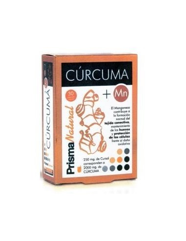 Curcuma + Manganeso 30 Cápsulas  Prisma Natural