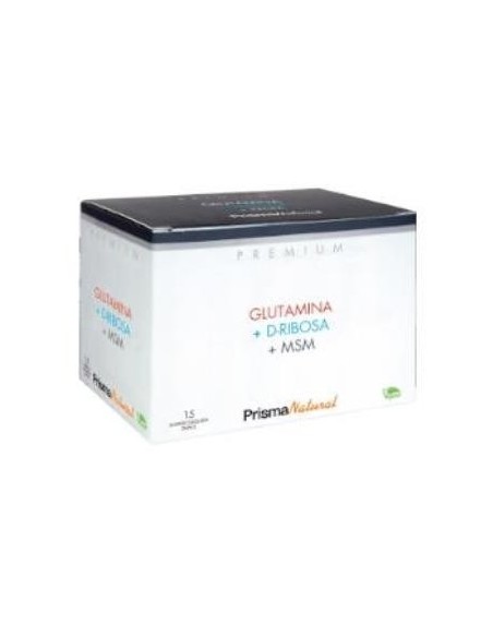 Glutamina + D-Ribosa + Msm 15 Duplo  Sticks Prisma Natural