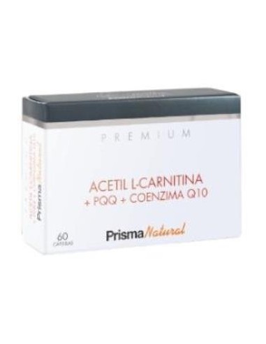 Acetil L-Carnitina+Pqq+Q10 60 Cápsulas  Prisma Natural