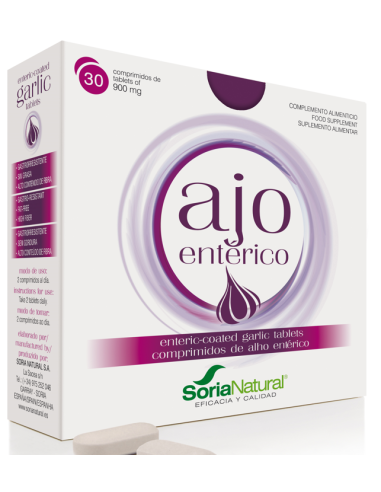 Ajo Enterico 30 Comprimidos de Soria Natural