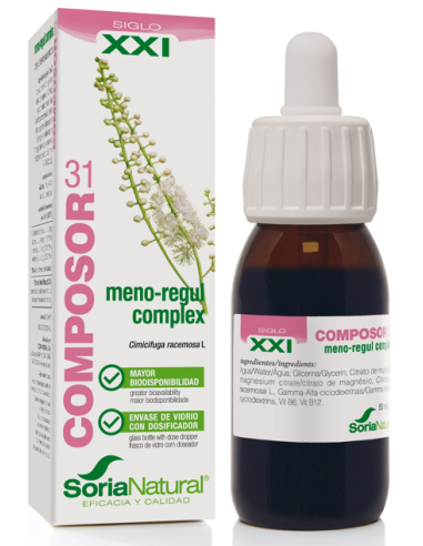Composor 31 Meno-Regul Complex Xxi 50Ml. de Soria Natural