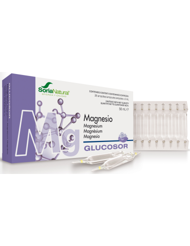 Glucosor Magnesio 28 Ampollas de Soria Natural