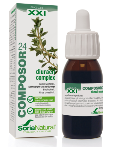 Composor 24 Diuracin Complex Xxi 50Ml. de Soria Natural