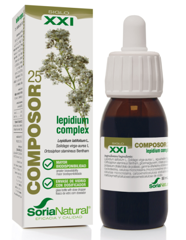Composor 25 Lepidium Complex Xxi 50Ml. de Soria Natural
