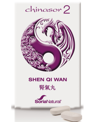 Chinasor 2 Shen Qi Wan 30 Comprimidos de Soria Natural
