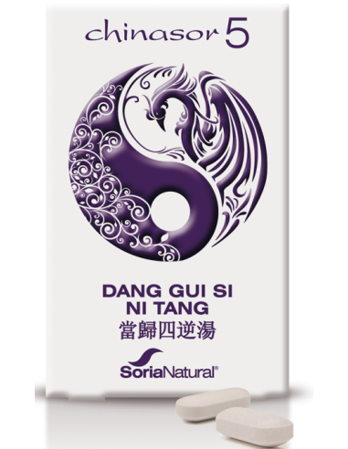Chinasor 5 Dang Gui Si Ni Tang 30 Comprimidos de Soria Natural