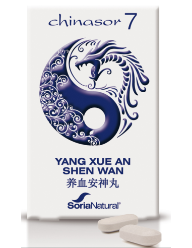 Chinasor 7 Yang Xue An Shen Wan 30 Comprimidos de Soria Nat