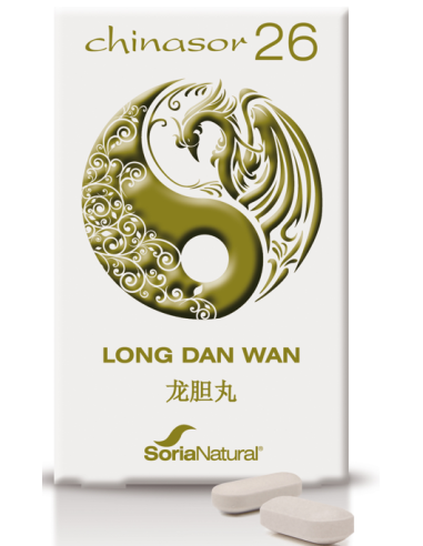 Chinasor 26 Long Dan Wan 30 Comprimidos de Soria Natural
