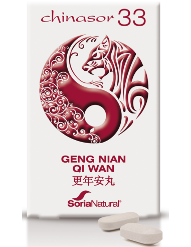 Chinasor 33 Geng Nian Qi Wan 30 Comprimidos de Soria Natural