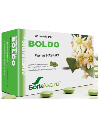 Boldo 60 Comprimidos de Soria Natural