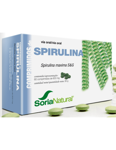 Spirulina 60 Comprimidos de Soria Natural