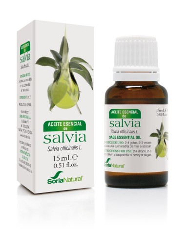 Aceite Esencial de Salvia 15 ml de Soria Natural