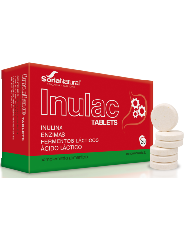Inulac Tabletas 30 Comprimidos de Soria Natural