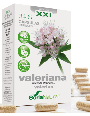 Valeriana 30 capsulas de Soria Natural