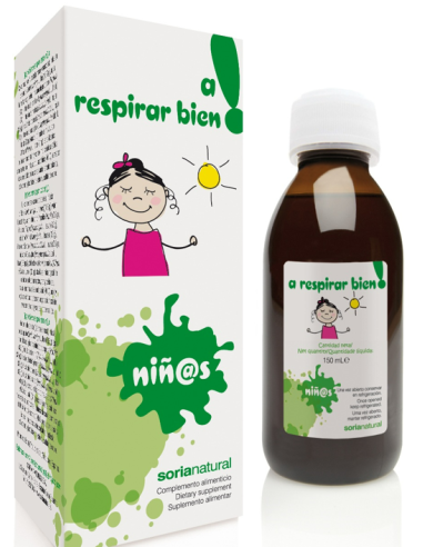 A Respirar Bien Niños Jarabe 150Ml. de Soria Natural