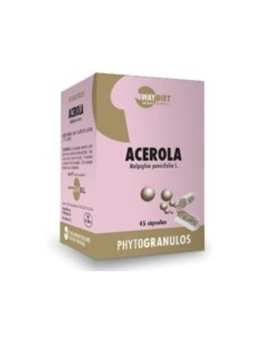 Acerola Vitamina C 45Caps. de Waydiet Natural Products