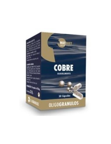 Cobre Oligogranulos 50Caps. de Waydiet Natural Products