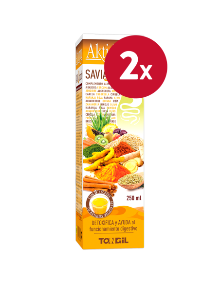 Pack 2 Unidades Aktidrenal Savia Dorada 250Ml. Lineabel de T